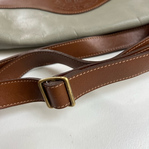 ICONIC Vintage Ghurka Original No 37 The Spectator Bag - grey and brown leather - Picture 13 of 16